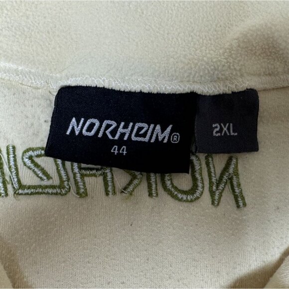 Norheim Womens 2XL Beige Full Zip Fleece Jacket Polyester Adjustable Hem - Picture 4 of 6